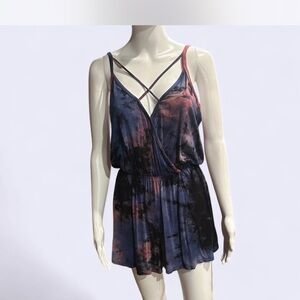 Ginger G. Multicolor Strappy Romper